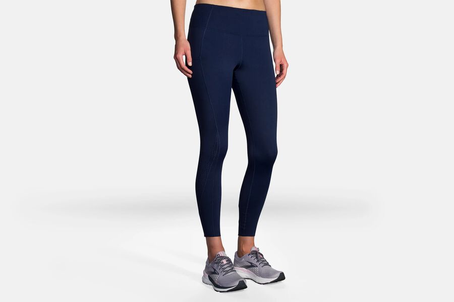 Brooks Women's Method 7/8 Tight Bottoms Navy ( JBIWD4617 )